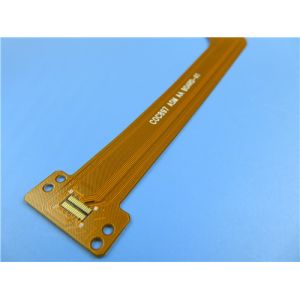Multilayer FPC 4 Layer Flexible PCB with 0.25mm Thick Immersion Gold