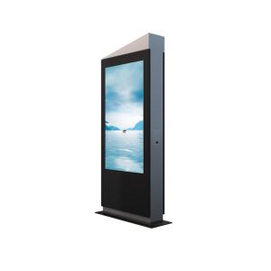 High Brightness Outdoor LCD Digital Signage Floor Standing Android / PC System
