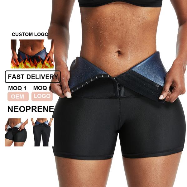 Quality HEXIN Neoprene Shorts Shaper Tummy Control Sauna Pant for Women's Yoga and Butt Lifting wholesale