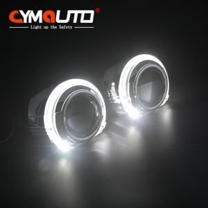 12V Bi Headlight LED Shrouds Car Projector Lens Shroud 3.0 Inch