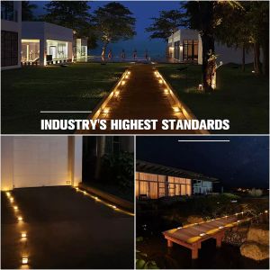 Aluminum Driveway Solar Powered Deck Light LED Double Side Road Marker For