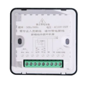 Linkage Underfloor Heating Wall Thermostats Toughened Glass Double Control