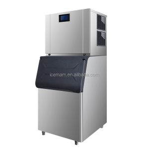 ICE-350P Stainless Steel Commercial Ice Make Machine with 105kg Storage Capacity
