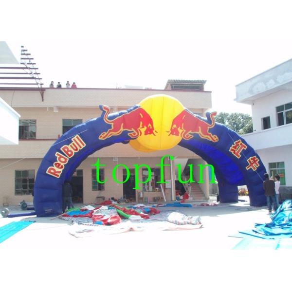 Oxford Fabric Double Inflatable Arches For Advertising And Promotion
