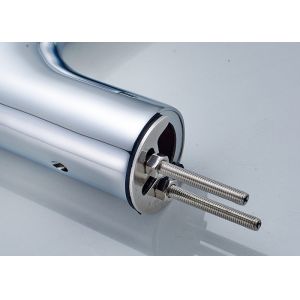 CUPC Single Handle Bathroom Basin Faucets Surface Chromed ROVATE CE Compliant