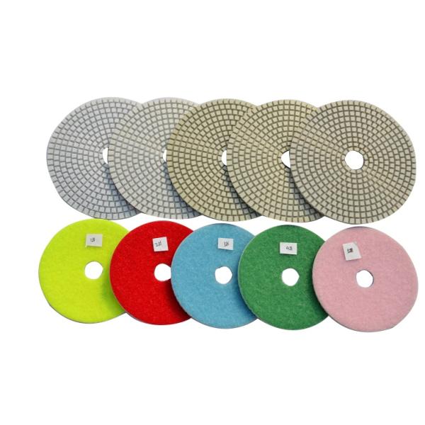 5 Step Dry Flexible Diamond Polishing Pads For Ceramic Quick Polishing