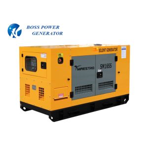 80KW 100KVA Heavy Duty Generator Denyo Canopy Design Rain Proof Strong Power