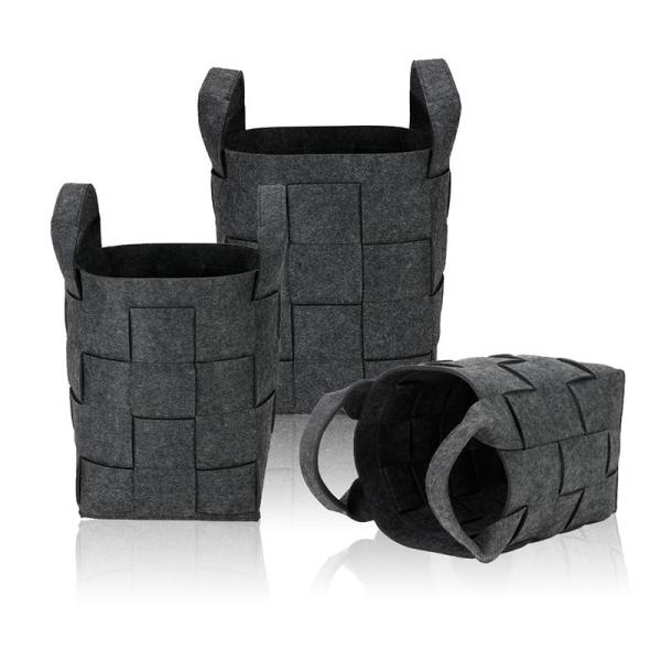 Quality Factory Direct Supply Fashion Wool Felt Bast Storage Bin wholesale