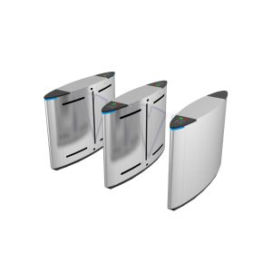 Indoor Barrier Flap Pedestrian Barrier Gate Safety Security Face Recognition