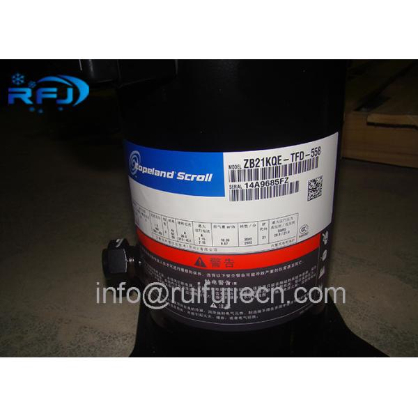 Quality ZB21KQE-TFD-524 Low Noise Copeland Scroll Compressor 3HP 380V/50Hz R404A wholesale