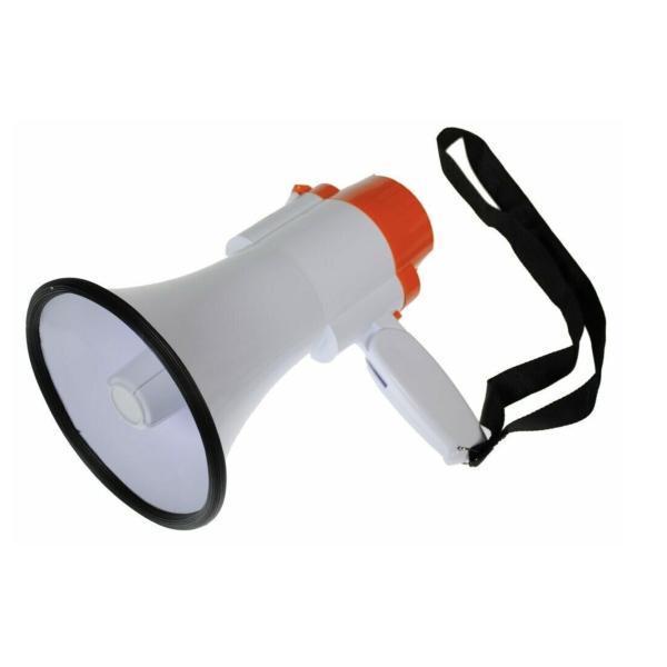 Quality 0.5kg Plastic Cheer Megaphone Red And White Megaphone 4 X AA Batteries wholesale