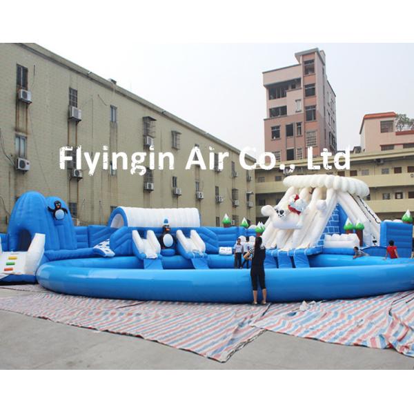 Giant Pvc Inflatable Water Slide Inflatable Swimming Pool Inflatable bounce for