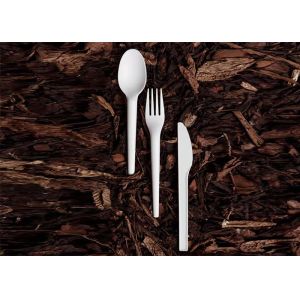 Disposable Biodegradable Single Use Compostable Utensil Cutlery Knife Fork Spoon