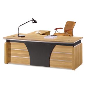 1.8m Length Contemporary Office Desk Side Return Type Office Furniture