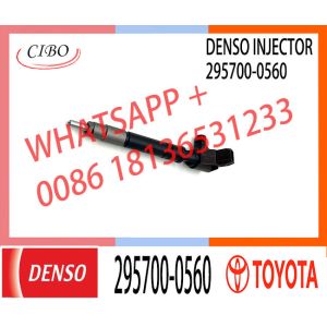 China Neutral Diesel Common Rail Fuel Injector 23670-0E010 295700-0550 23670-0E020 295700-0560 For Toyota Hilux 1GD on sale
