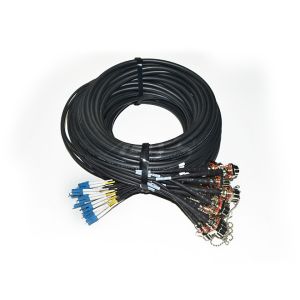 2 Core AARC - LC 24 Core LC Male Outdoor Cable Assembly For Surveillance Systems