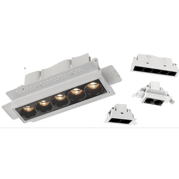 Liner Laser Blade Trimless LED Recessed Downlight IP20 Powder Coating White / Black
