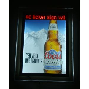 frameless backlit with programmable display