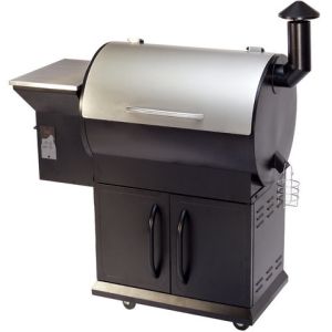 Barrel Smoker/Moveable Barbecue Grill Outdoor Charcoal BBQ with Offset Smoker