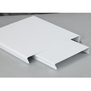 Cheap Fireproof Perforated Aluminium Strip Ceiling Powder Coating and Roller Coating for sale