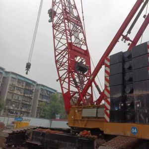 2021 Sany Used Crawler Crane SCC3500A-6 with 247 kW Rated Power 84m Boom Length