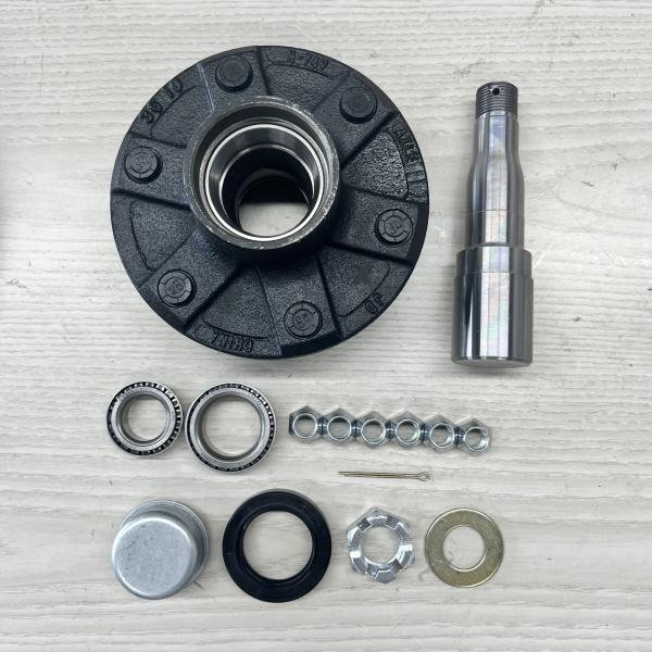 6 On 5.5" Bolt Pattern 3500LBS Capacity Idler Hub With Spindle