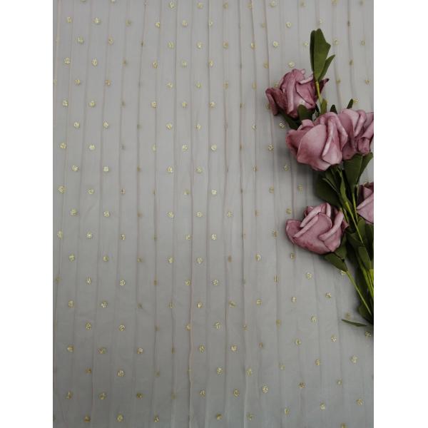 Quality Foil Printed Lace Fabric wholesale