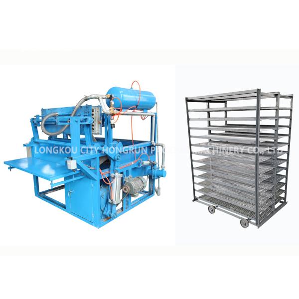 Quality Semi - Automatic Mini Apple Tray Machine / Egg Tray Manufacturing Machine 1000 PCS / H wholesale