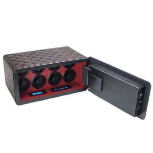 Cheap 8 Slots Watch Winder Case Automatic Watch Winder Box With Custom Logo Leather Packaging for sale