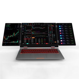 16-Inch Laptop with Triple Touchscreens, Dual-Channel DDR5, Keyboard Backlightin