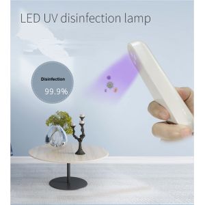 Mini Portable UVC LED Light , Uvc Germicidal Lamp Fast Sterilization