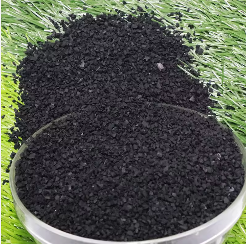 Black SBR Rubber Mulch Granules Anti-Slip Playground Rubber Crumb for Filling