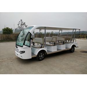 11 Sofa Seats 5kw Electric Utility Vehicle Tourist Bus With Alarm Lamp