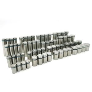 Display Hardware Standoff Installation Acrylic Sign Holder With Flat Top And