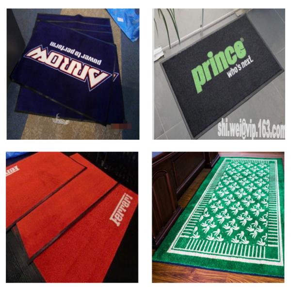 Customized Design nylon brand logo door mat