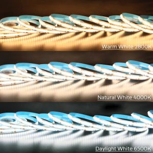 Flexible 21W/M Dimmable COB LED Tape Strip Lights RGBCCT 5M Roll 35.71mm Cutting