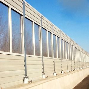 Road Noise Barrier with Aluminum Panel Sound Insulation Screen and Isolation