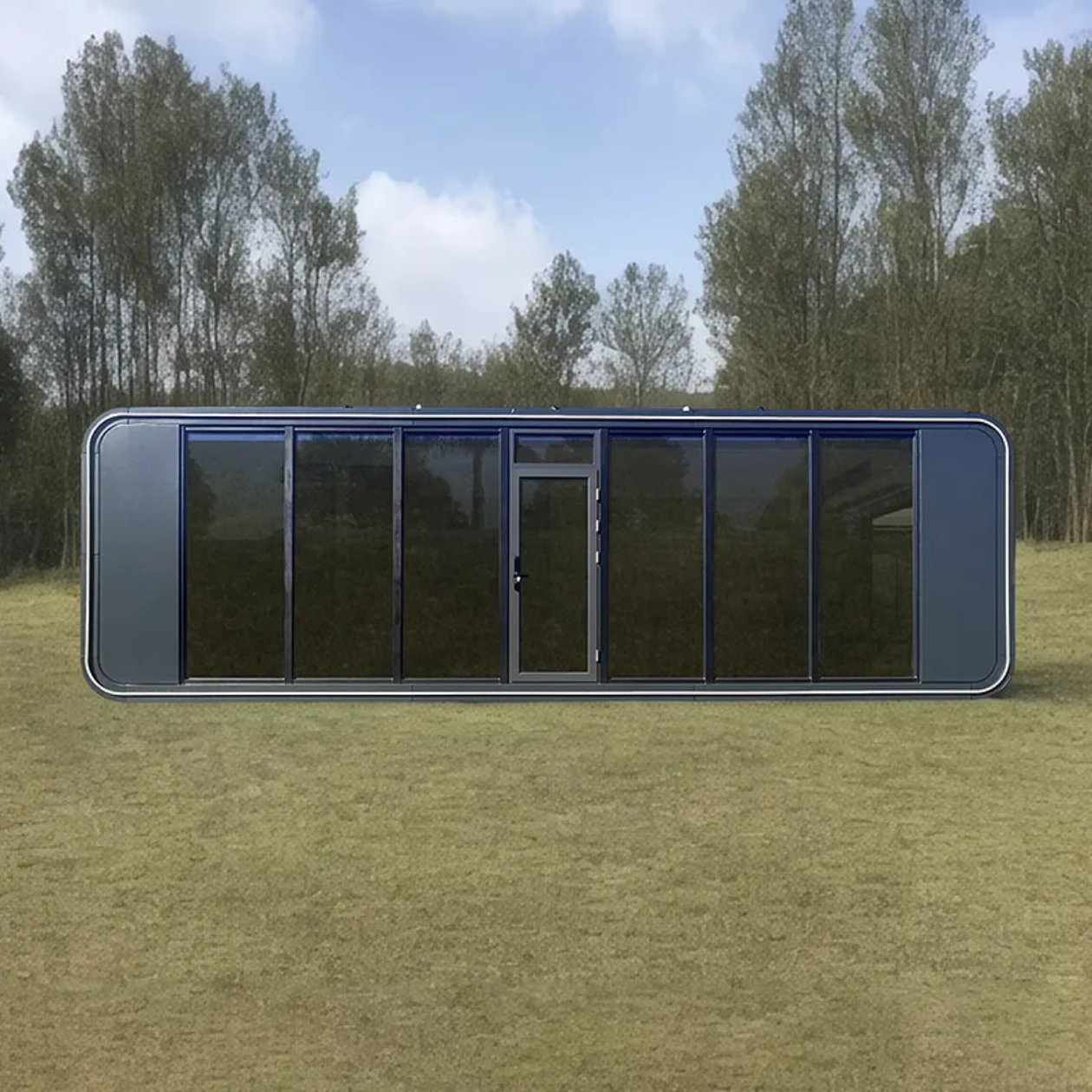 Sliding Foldable Apple Capsule House 20㎡ with Smart Lock