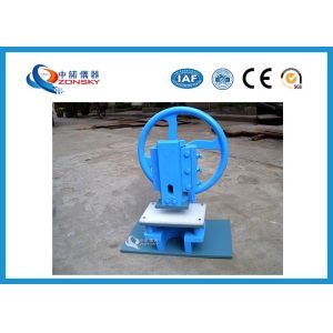 Manual Rubber and Plastic Sample Slicer / Insulation Materials Cutting Machine
