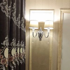 Crystal and metal orb chandelier with Lampshade metal material (WH-MI-56)