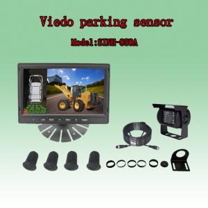 Cheap The newest high quality 24V 7inch truck monitor with visible Truck ultrasonic Parking Sensors for sale