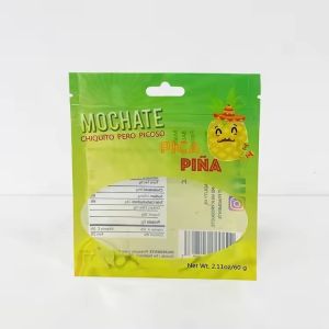 Custom Printing Biodegradable Plastic Zipper Three Side Sealed Packaging Bag