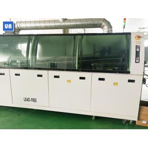 Air Cylinder SMT Wave Soldering Machine 0.25MPa Spraying Pressure