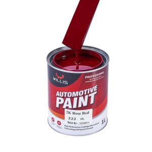 2K Rose Red 2K Solid Paint For Automobile / Advertising Mark OEM / ODM Accepted