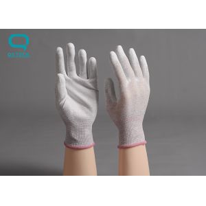 China Breathable Palm Coated Gloves , ESD Disposable Gloves With Great Flexibility on sale