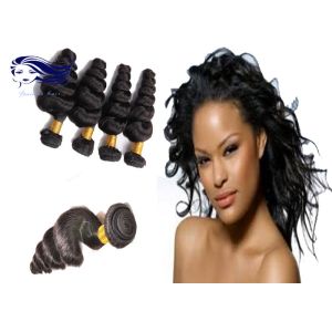 China 8-30 Loose Wave 8A Unprocessed Hair Weaving Remy Indian Hair Extensions on sale