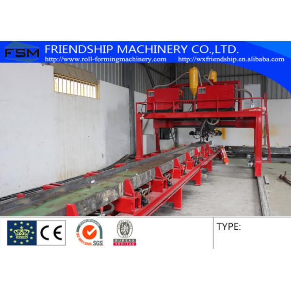 Semi Trailer Chassis Beam Welding Line Trailer Beam Hydraulic Assembly With Lincoln Electric