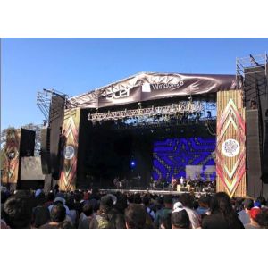 High Brightness RGB Full Color Outdoor Rental LED Screen Live Video Show Use