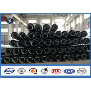 China 69kv Dodecagonal Power Transmission Pole with Bituminous Paniting NEA Standard on sale