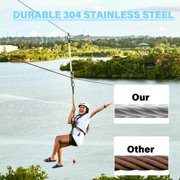 Stainless Steel Wire Rope Sling Galvanized for Lifting ANSI Compliant